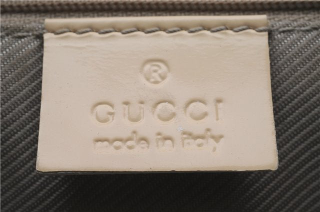 Authentic GUCCI Shoulder Hand Bag GG Canvas Enamel 0014158 Light Blue 8940D