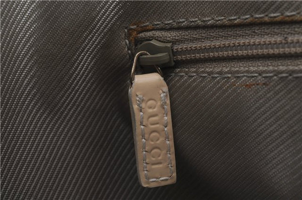 Authentic GUCCI Shoulder Hand Bag GG Canvas Enamel 0014158 Light Blue 8940D