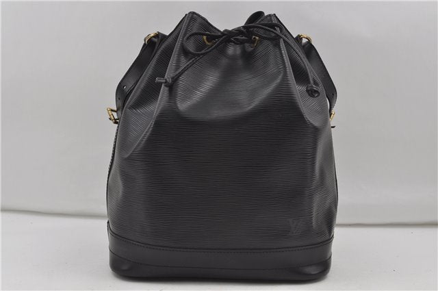 Authentic Louis Vuitton Epi Noe Black Shoulder Bag M59002 LV 8942D