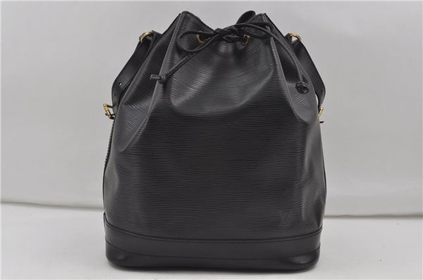 Authentic Louis Vuitton Epi Noe Black Shoulder Bag M59002 LV 8942D