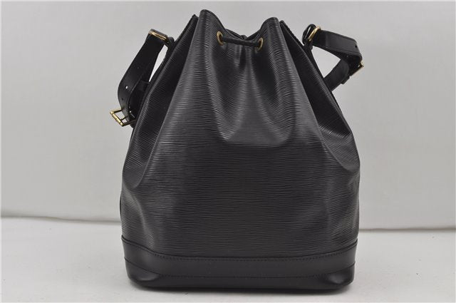 Authentic Louis Vuitton Epi Noe Black Shoulder Bag M59002 LV 8942D