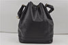 Authentic Louis Vuitton Epi Noe Black Shoulder Bag M59002 LV 8942D