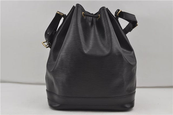 Authentic Louis Vuitton Epi Noe Black Shoulder Bag M59002 LV 8942D