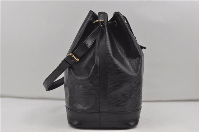 Authentic Louis Vuitton Epi Noe Black Shoulder Bag M59002 LV 8942D