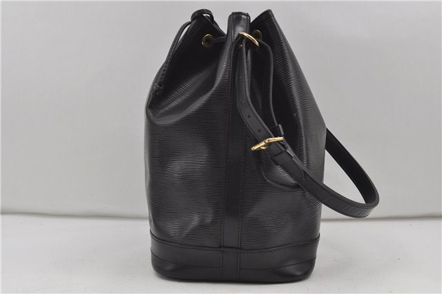 Authentic Louis Vuitton Epi Noe Black Shoulder Bag M59002 LV 8942D
