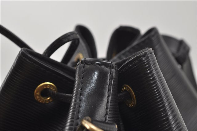 Authentic Louis Vuitton Epi Noe Black Shoulder Bag M59002 LV 8942D