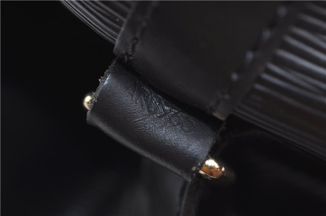 Authentic Louis Vuitton Epi Noe Black Shoulder Bag M59002 LV 8942D