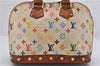 Auth Louis Vuitton Monogram Multicolor Alma PM Hand Bag White M92647 LV 8944D