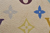 Auth Louis Vuitton Monogram Multicolor Alma PM Hand Bag White M92647 LV 8944D