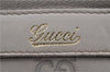 Authentic GUCCI Guccissima Abbey GG Leather Shoulder Tote Bag 141470 Ivory 8945E