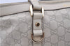 Authentic GUCCI Guccissima Abbey GG Leather Shoulder Tote Bag 141470 Ivory 8945E