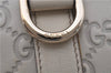Authentic GUCCI Guccissima Abbey GG Leather Shoulder Tote Bag 141470 Ivory 8945E