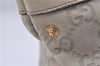 Authentic GUCCI Guccissima Abbey GG Leather Shoulder Tote Bag 141470 Ivory 8945E