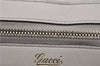 Authentic GUCCI Guccissima Abbey GG Leather Shoulder Tote Bag 141470 Ivory 8945E