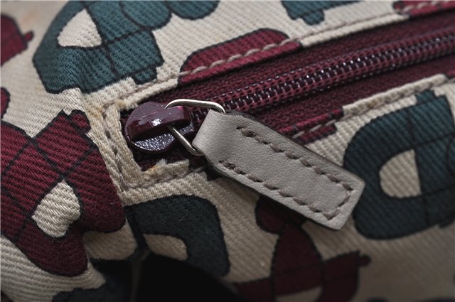 Authentic GUCCI Guccissima Abbey GG Leather Shoulder Tote Bag 141470 Ivory 8945E