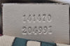 Authentic GUCCI Guccissima Abbey GG Leather Shoulder Tote Bag 141470 Ivory 8945E
