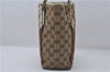 Auth GUCCI Web Sherry Line Shoulder Bag GG Canvas Leather 162898 Brown 8946D