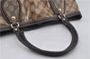 Authentic GUCCI GG Crystal Shoulder Tote Bag PVC Leather 223964 Brown 8946E