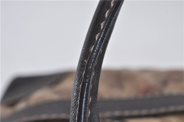 Authentic GUCCI GG Crystal Shoulder Tote Bag PVC Leather 223964 Brown 8946E