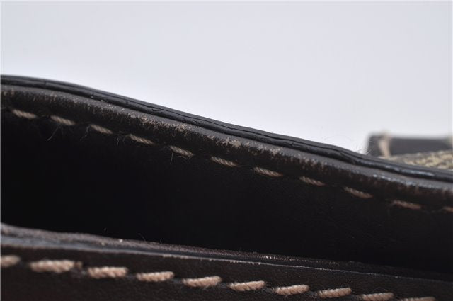 Authentic GUCCI GG Crystal Shoulder Tote Bag PVC Leather 223964 Brown 8946E