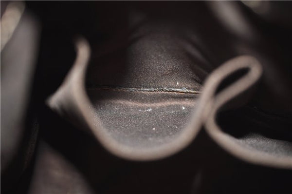 Authentic GUCCI GG Crystal Shoulder Tote Bag PVC Leather 223964 Brown 8946E