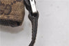 Authentic GUCCI Hand Bag Pouch Purse GG Canvas Leather 07198 Brown 8947D