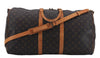 Auth Louis Vuitton Monogram Keepall Bandouliere 55 Boston Bag M41414 LV 8949D