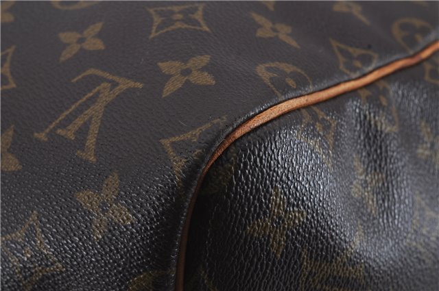 Auth Louis Vuitton Monogram Keepall Bandouliere 55 Boston Bag M41414 LV 8949D