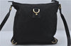 Authentic GUCCI Abbey Shoulder Cross Bag GG Canvas Leather 131326 Black 8950D