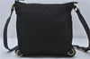 Authentic GUCCI Abbey Shoulder Cross Bag GG Canvas Leather 131326 Black 8950D
