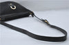 Authentic GUCCI Abbey Shoulder Cross Bag GG Canvas Leather 131326 Black 8950D
