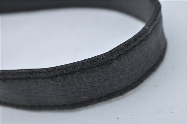 Authentic GUCCI Abbey Shoulder Cross Bag GG Canvas Leather 131326 Black 8950D