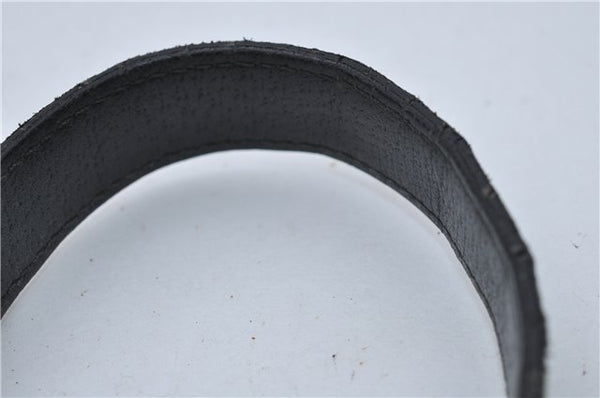 Authentic GUCCI Abbey Shoulder Cross Bag GG Canvas Leather 131326 Black 8950D