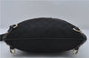 Authentic GUCCI Abbey Shoulder Cross Bag GG Canvas Leather 131326 Black 8950D