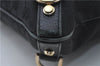 Authentic GUCCI Abbey Shoulder Cross Bag GG Canvas Leather 131326 Black 8950D