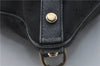 Authentic GUCCI Abbey Shoulder Cross Bag GG Canvas Leather 131326 Black 8950D