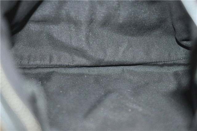 Authentic GUCCI Abbey Shoulder Cross Bag GG Canvas Leather 131326 Black 8950D