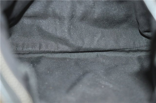 Authentic GUCCI Abbey Shoulder Cross Bag GG Canvas Leather 131326 Black 8950D