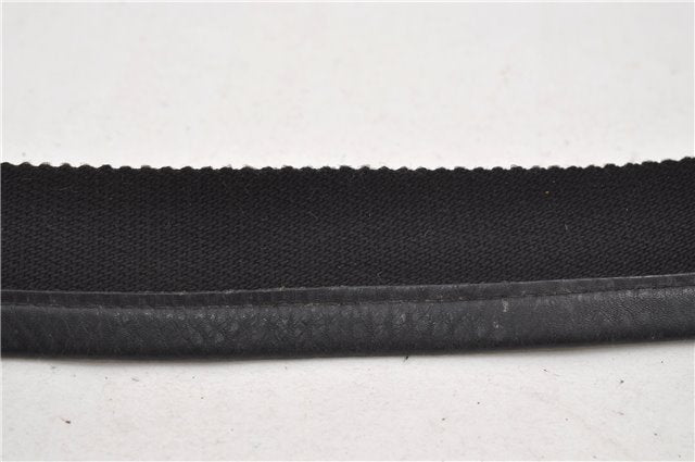 Authentic GUCCI Shoulder Hand Bag Purse GG Canvas Leather 92736 Black 8951D