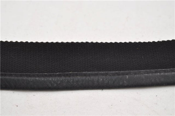 Authentic GUCCI Shoulder Hand Bag Purse GG Canvas Leather 92736 Black 8951D