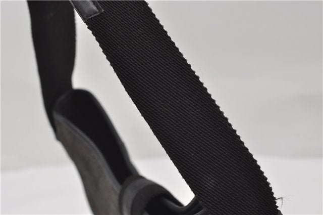 Authentic GUCCI Shoulder Hand Bag Purse GG Canvas Leather 92736 Black 8951D