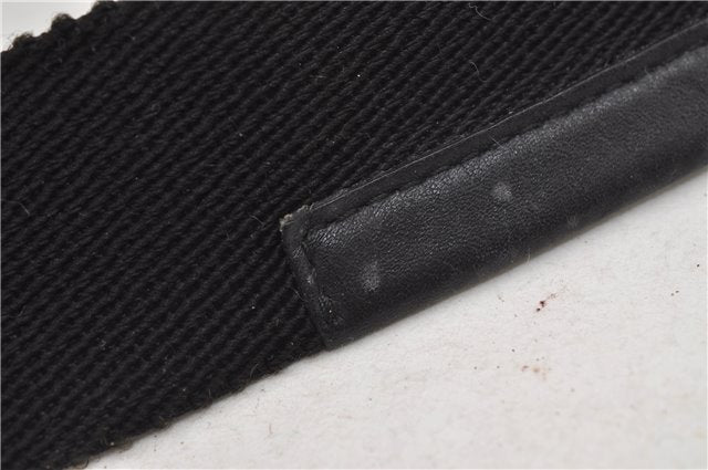 Authentic GUCCI Shoulder Hand Bag Purse GG Canvas Leather 92736 Black 8951D