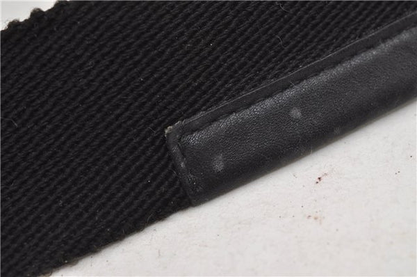 Authentic GUCCI Shoulder Hand Bag Purse GG Canvas Leather 92736 Black 8951D