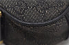 Authentic GUCCI Shoulder Hand Bag Purse GG Canvas Leather 92736 Black 8951D