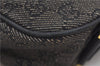Authentic GUCCI Shoulder Hand Bag Purse GG Canvas Leather 92736 Black 8951D
