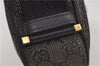 Authentic GUCCI Shoulder Hand Bag Purse GG Canvas Leather 92736 Black 8951D