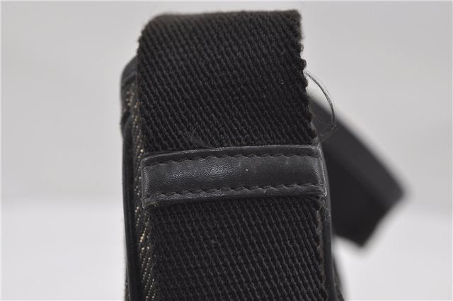 Authentic GUCCI Shoulder Hand Bag Purse GG Canvas Leather 92736 Black 8951D