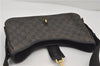 Authentic GUCCI Shoulder Hand Bag Purse GG Canvas Leather 92736 Black 8951D