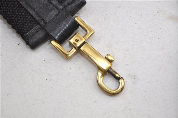 Authentic GUCCI Shoulder Hand Bag Purse GG Canvas Leather 92736 Black 8951D