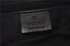 Authentic GUCCI Shoulder Hand Bag Purse GG Canvas Leather 92736 Black 8951D